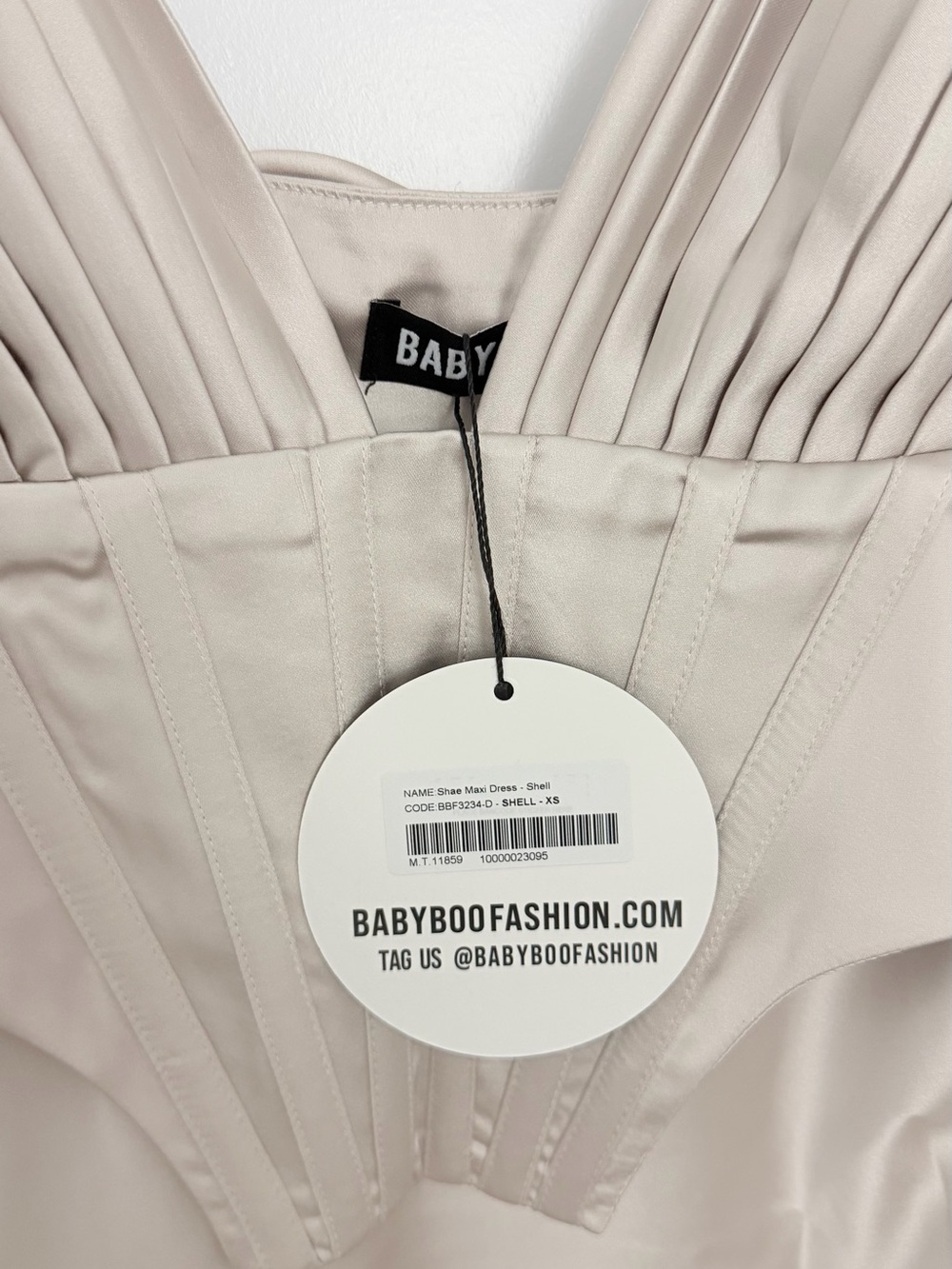 BNWT BABYBOO Shae Maxi Dress - Shell - XS - Picture 5 of 5